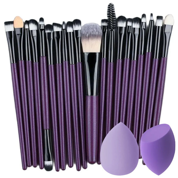 Makeup Brushes 20pcs travel set